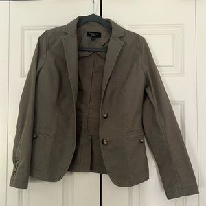 Talbots jacket, army green color, size 6 great condition